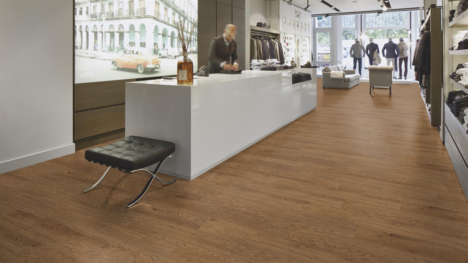 ART1617 </br> Flex Design Warm Oak Sök-Tak LVT 100x20 cm - Görsel 2