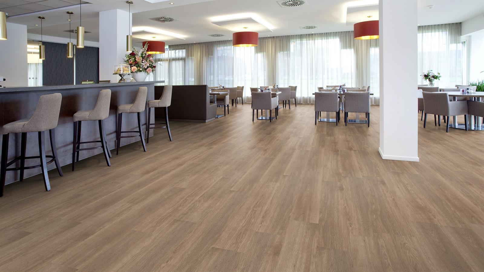 60374 </br> Flex Wood Natural Collage Oak 5,00 mm Sök-Tak LVT 120x20 cm - Görsel 2